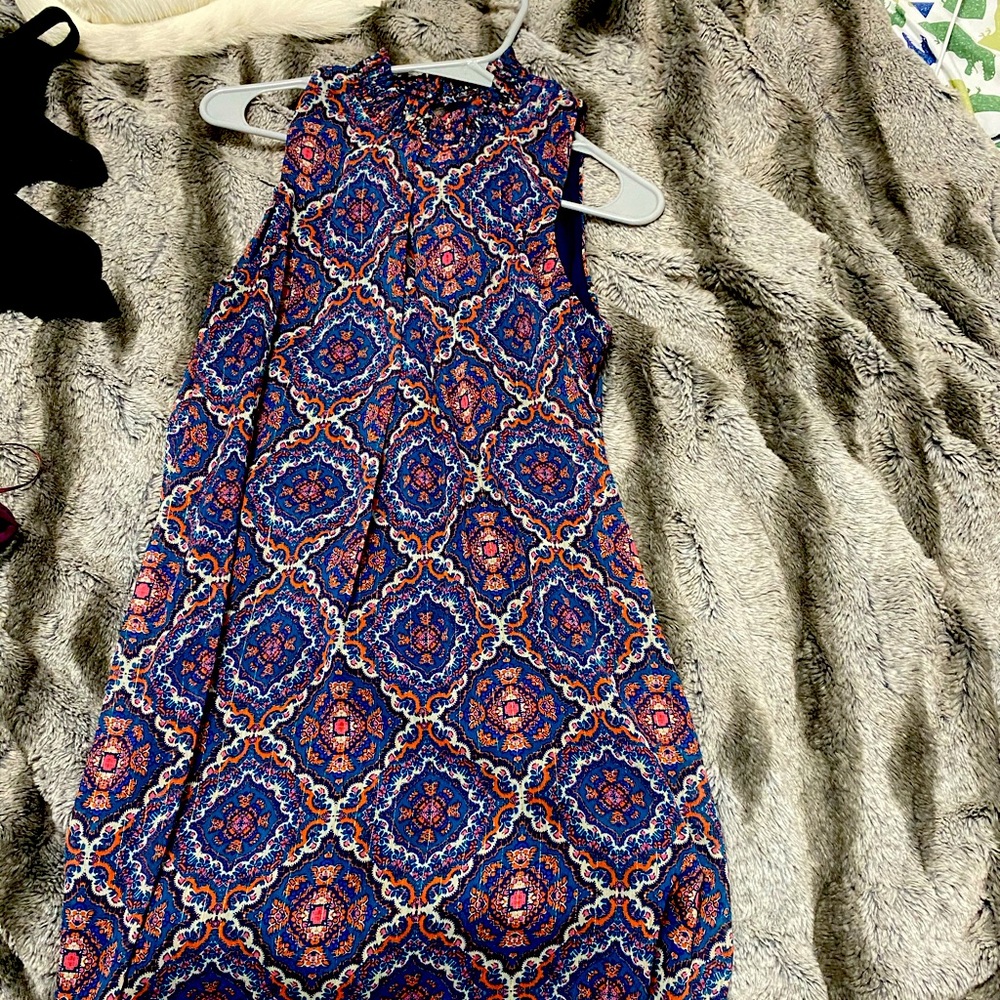 high neck dress